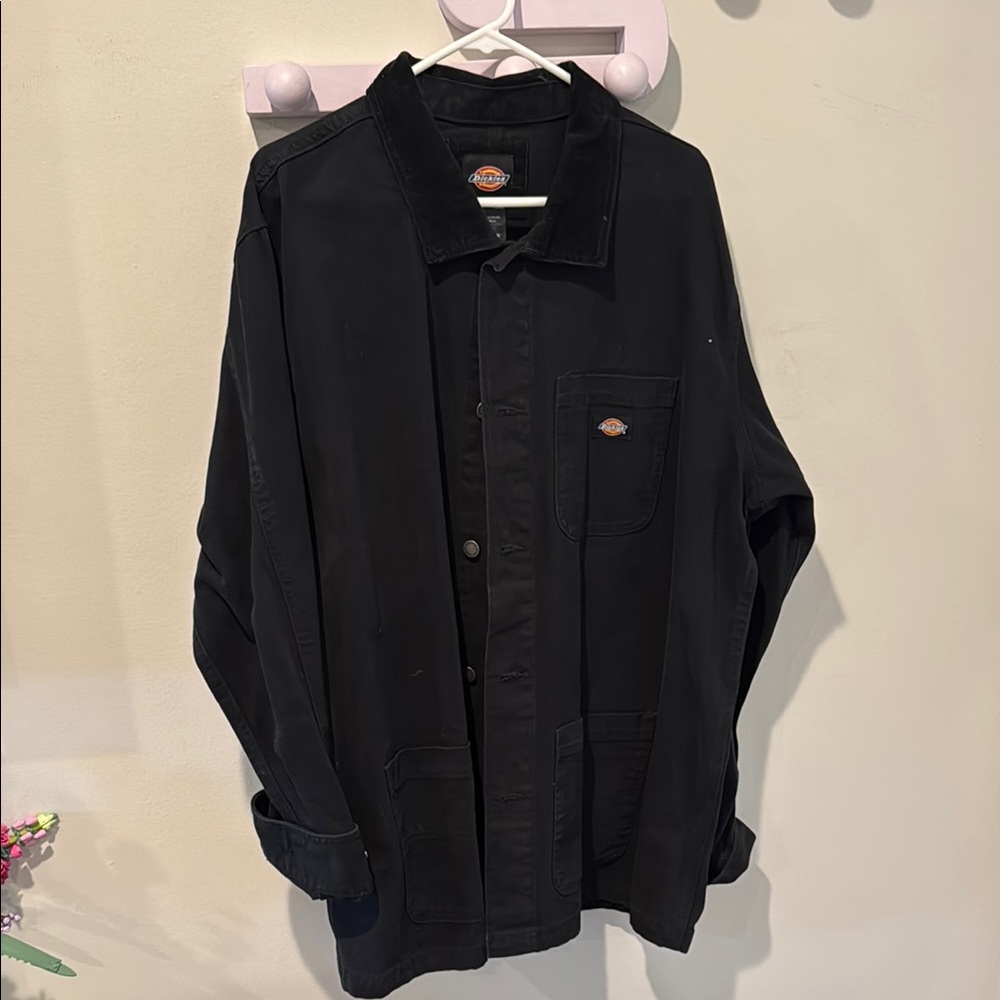 Dickies Men's Classic Black  Chore Coat Jacket